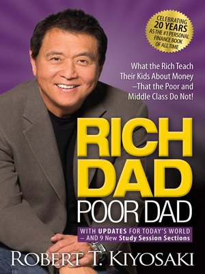 Cover image of Rich Dad Poor Dad book by Robert Kiyosaki and Sharon Lechter
